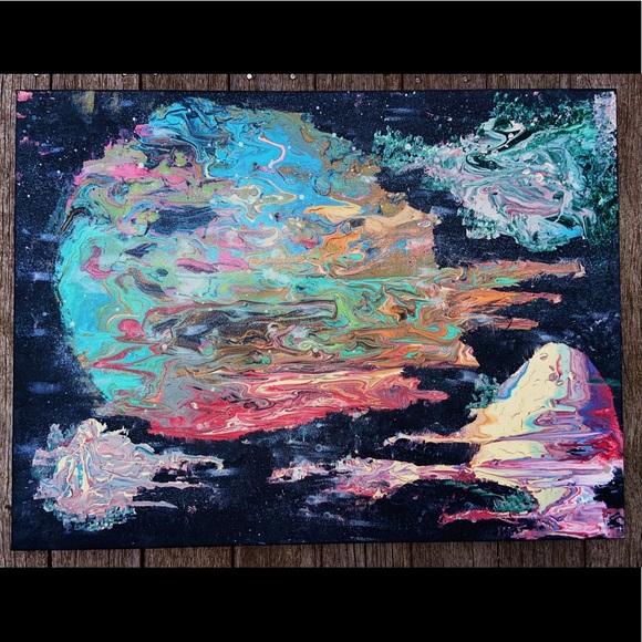 “Earth Day” 24x18” ORIGINAL Abstract Acrylic Art